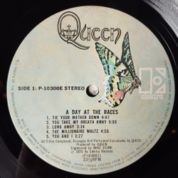 Винтажная виниловая пластинка LP Queen A Day At The Races (Japan 1976) (No Obi) Somebody To Love
