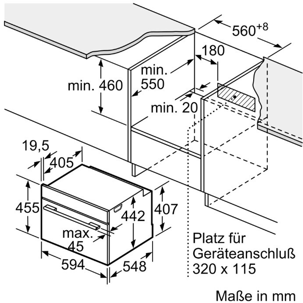Встраиваемый духовой шкаф Bosch Accent Line CMG978NB1, чёрный