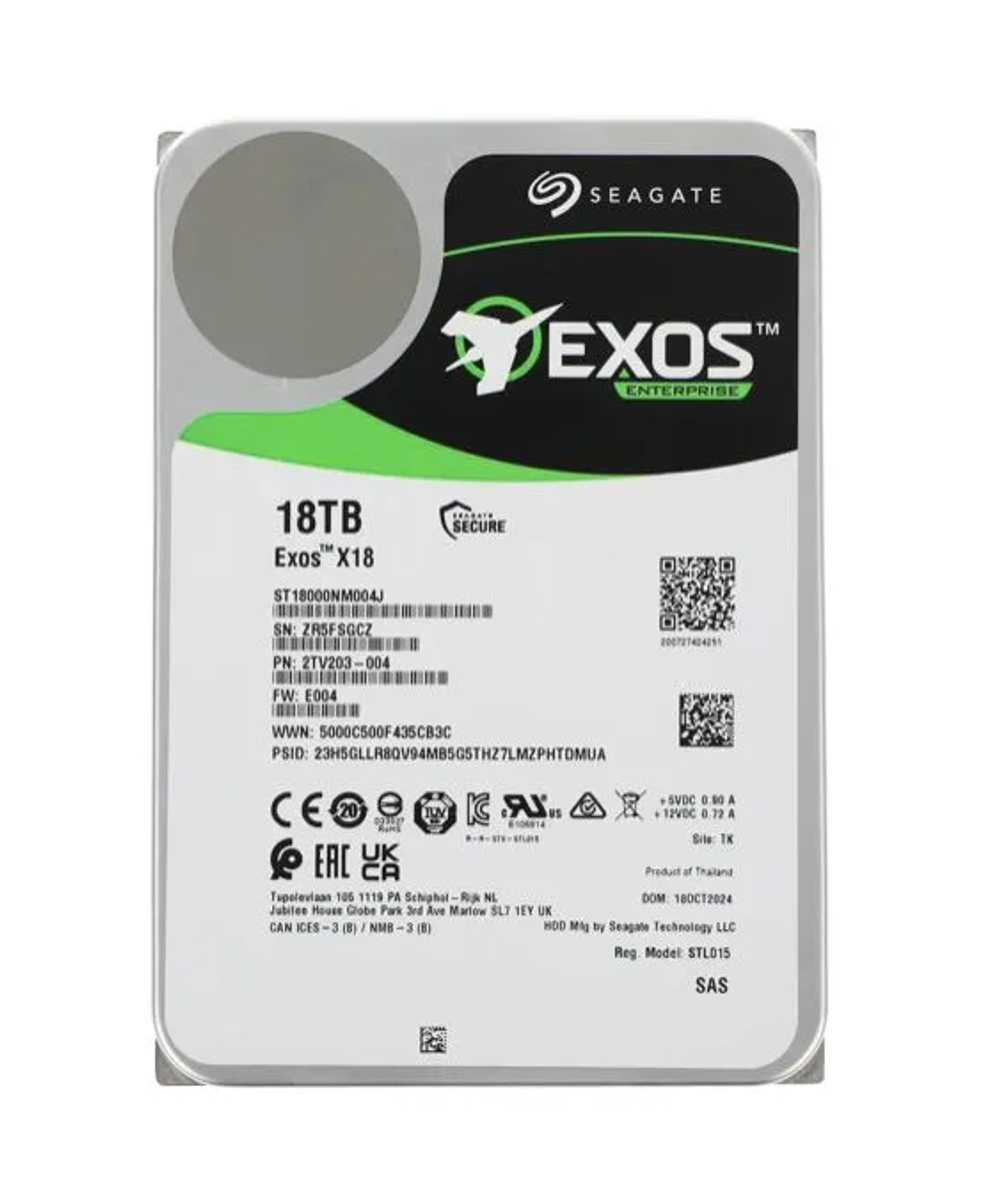 Seagate 18 ТБ Внутренний жесткий диск (ST18000NM004J)