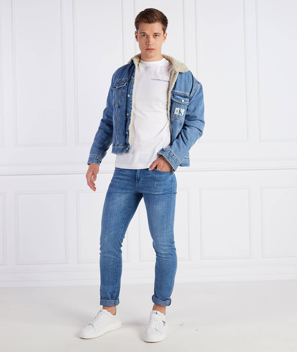 Longsleeve CALVIN KLEIN JEANS - белый(J30J322345)