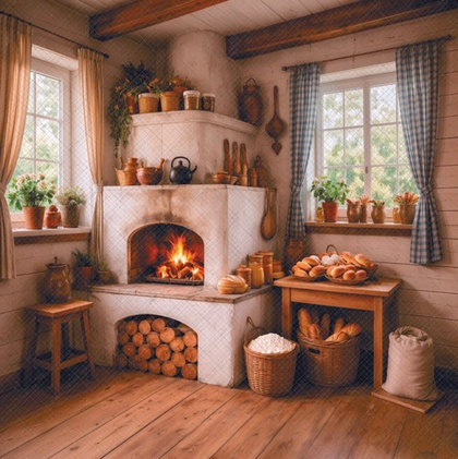 Кухня традиционная №1 - фон неопреновый