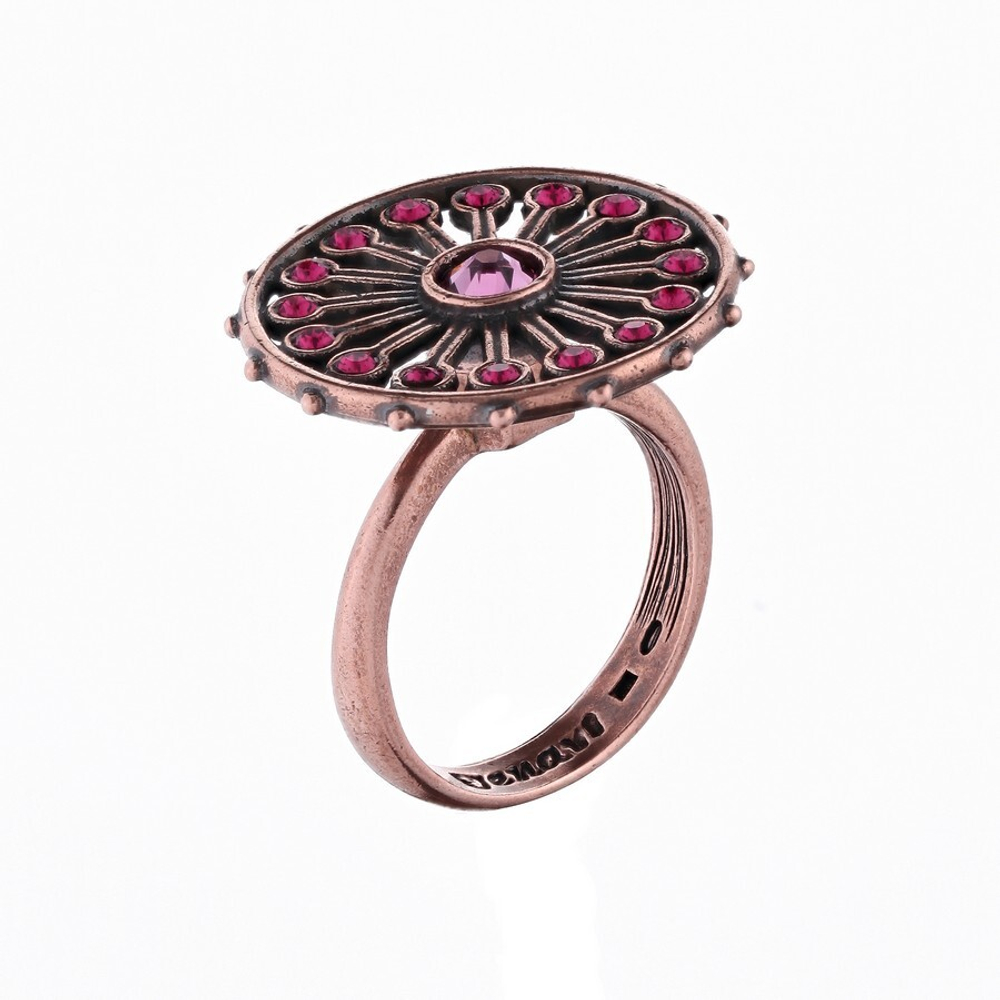 "Торнила" кольцо в медном покрытии из коллекции "Ротор" от Jenavi