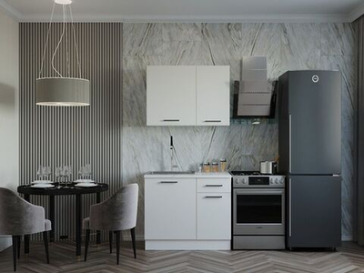 Кухонный гарнитур Жемчуг 1000 столешница 26 мм