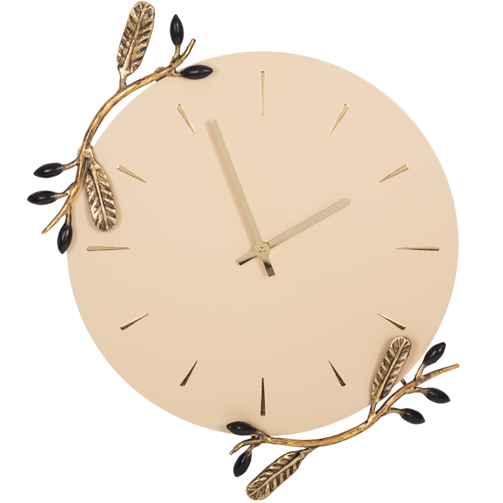 Часы настенные Oliva Branch (Олива Бранч) Айвори Амбер