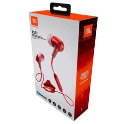 Беспроводные наушники JBL E25BT Red, внутриканальные
