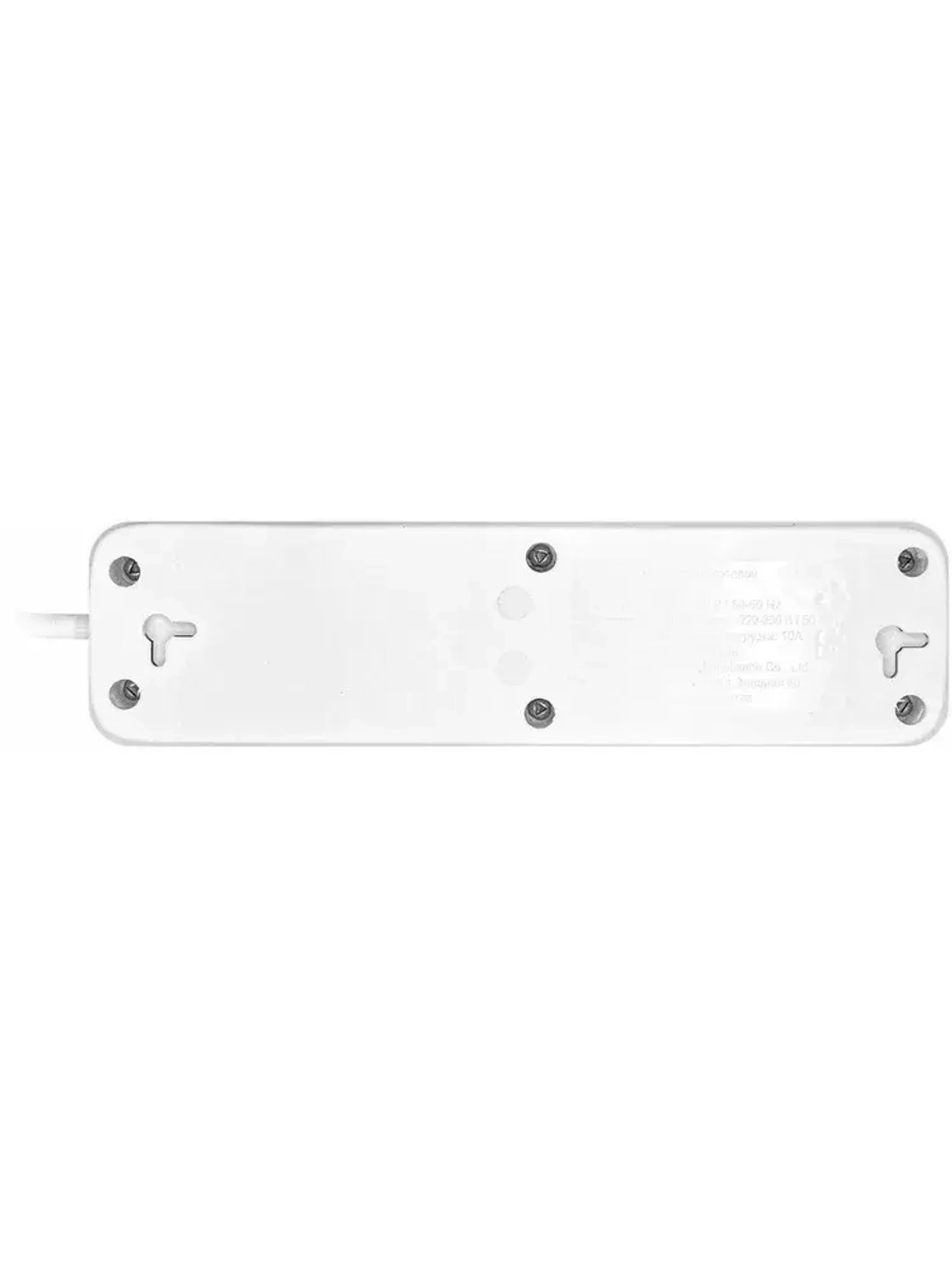 Удлинитель Sonnen Psw-503, 3 розетки c заземлением, выключатель 10 А, 5 м, белый