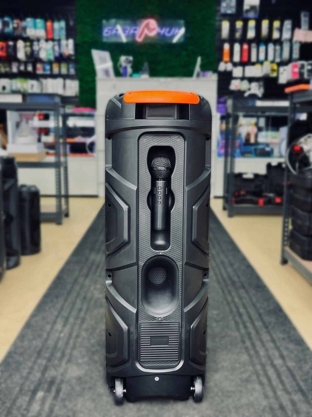 Напольная колонка Sing-e ZQS-8237 (8"60W/6A/микрофон)