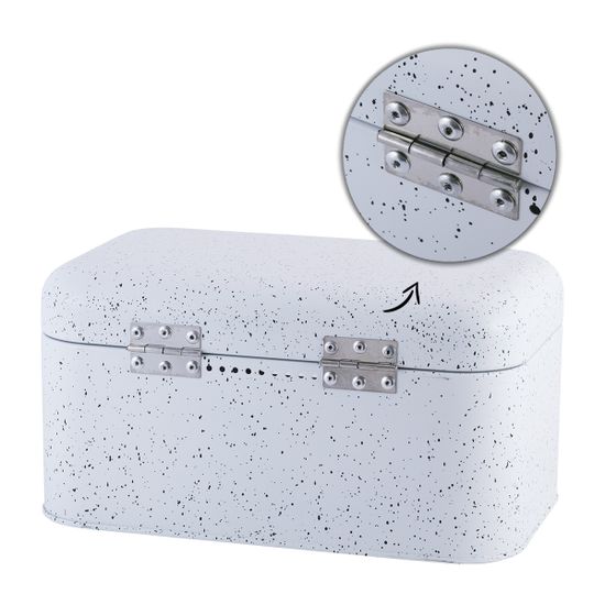 Хлебница Kamille KM-1110 из нержавеющей стали с окошком