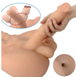 Реалистичный мужской торс с фаллосом 24,5 см