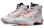 Jordan Air Jordan 37 PF Bugs Bunny fashion all-match shock absorption, non-slip, wear-resistant, breathable, wrapping support, high-top basketball shoes, men's white and red