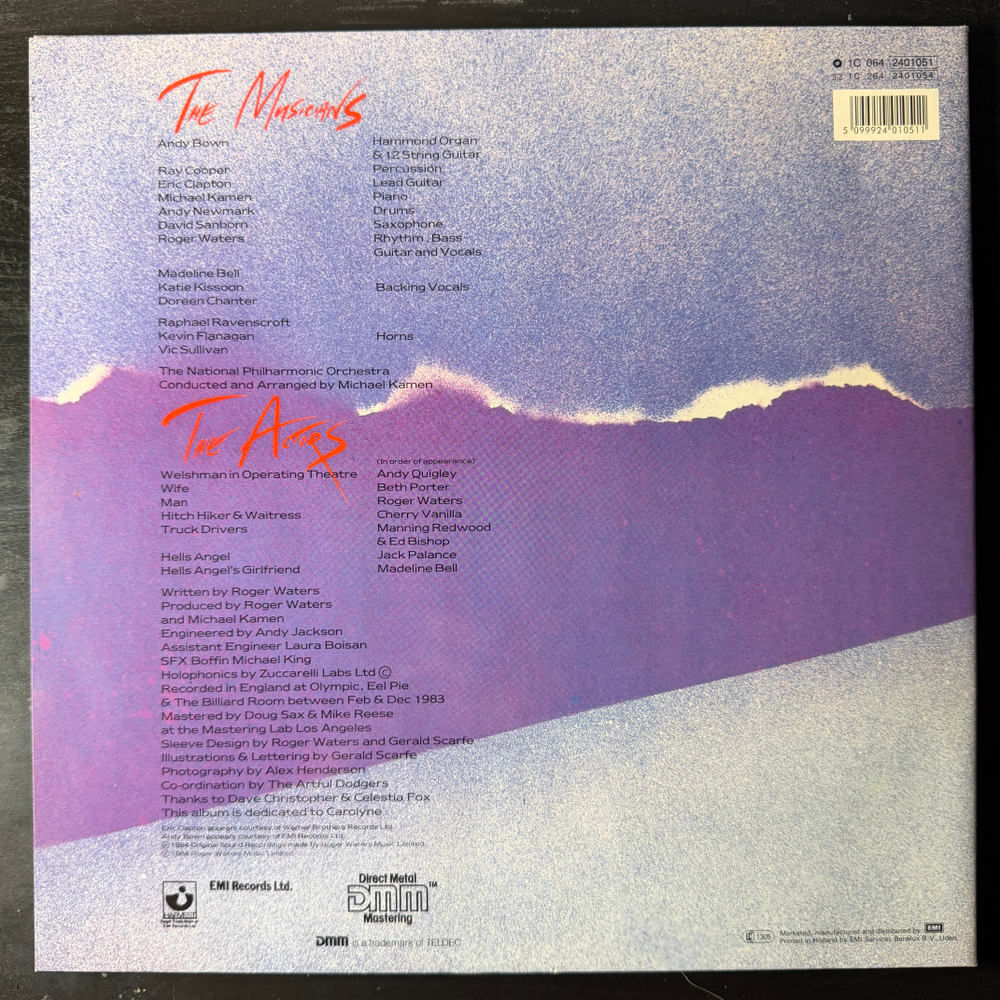 Roger Waters – The Pros And Cons Of Hitch Hiking (Европа 1984г.) Т