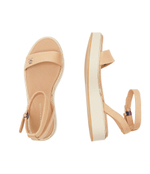 Льняное босоножки Tommy Hilfiger - песочный(FW0FW08051)