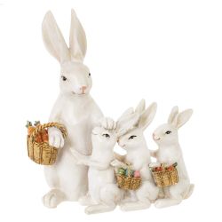 GAEM Фигурка декоративная "Зайцы", L17 W10 H20 см