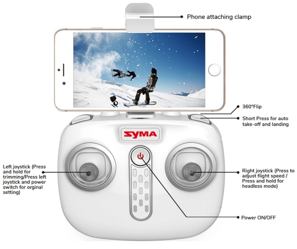 Квадрокоптер SYMA X25 PRO