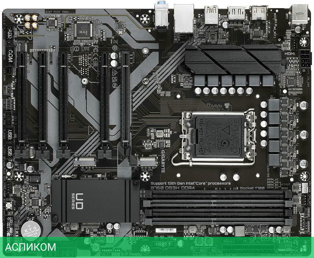 Материнская плата GigaByte B760 DS3H DDR4 rev. 1.0
