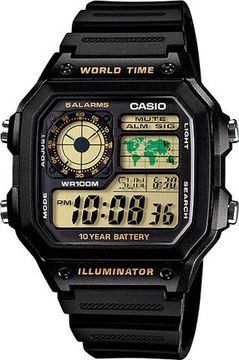 Электронные часы Casio AE-1200WH-1B