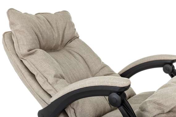 Кресло руководителя Бюрократ CH-820MSG-F бежевый 38-402 крестов. пластик подст.для ног