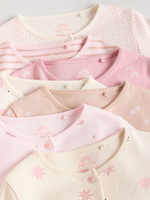 Комбинезон / Cлип для малышей Next AW2-290, 7 шт., Розовый, Бежевый