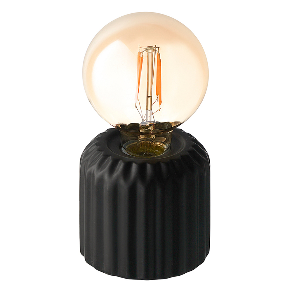 Светильник декоративный черного цвета из коллекции edge