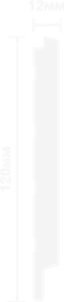 Стеновая панель HiWood декорированная, 270x12 см