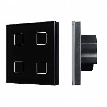 Встраиваемая стеклянная сенсорная панель DALI 046573 черный DALI-301-11-IN Black (BUS/24V, Backlight) INTELLIGENT Arlight