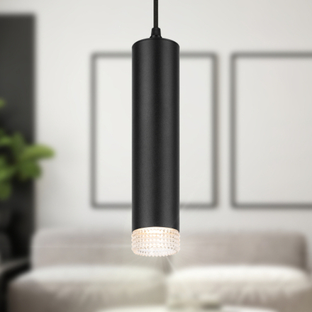 Светильник подвесной ЭРА PL18 BK/CL под лампу MR16 GU10 черный/прозрачный