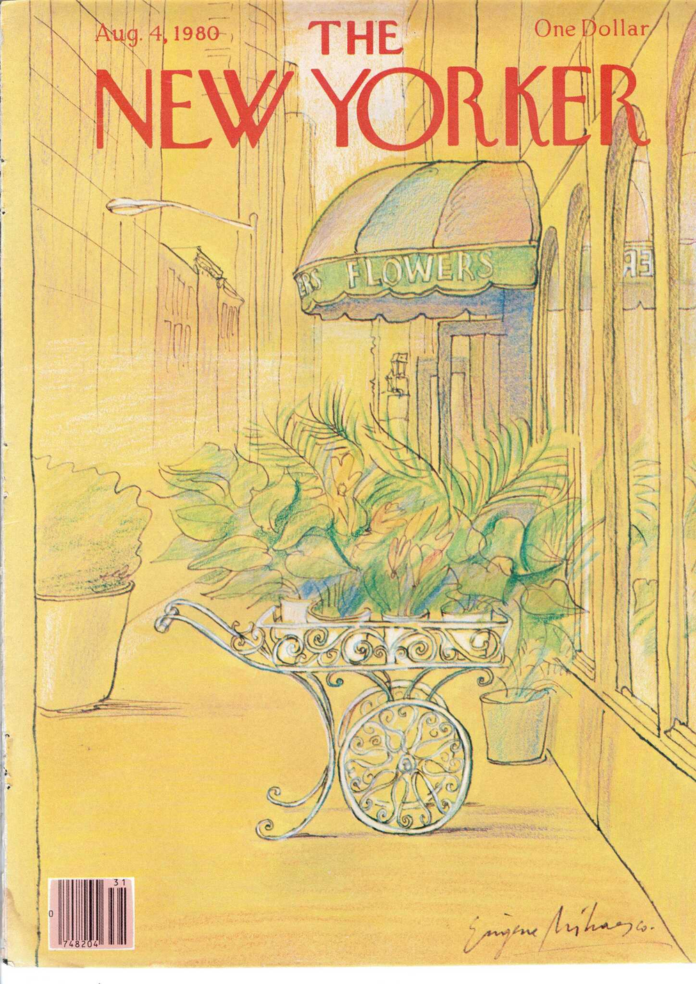 Журнал The New Yorker 04-08-1980, обложка