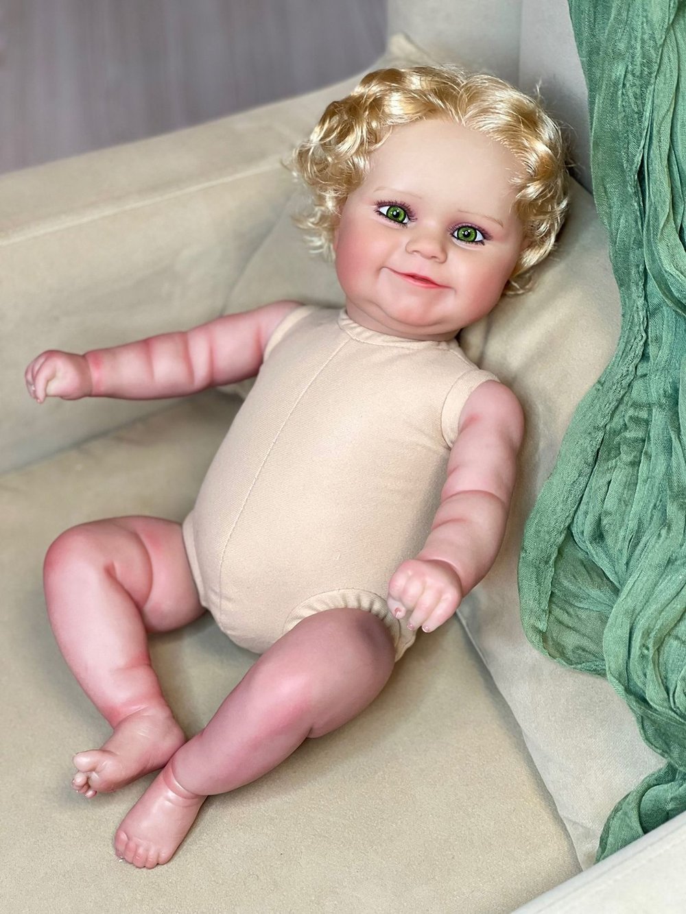 Кукла Реборн мягконабивная 50см в пакете (FA-807)