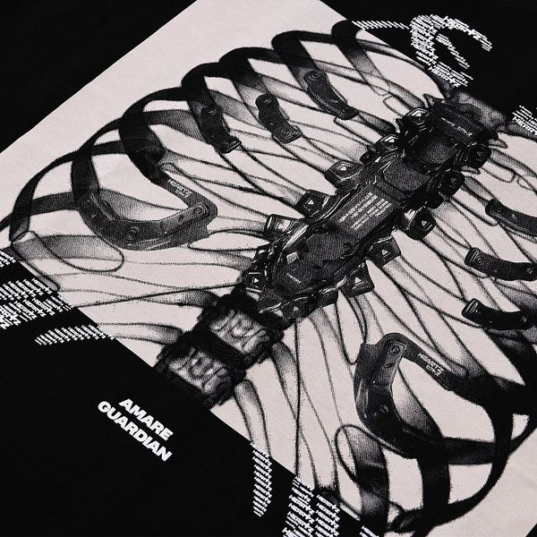 Футболка «Rays» Layered Kimono Black - фото 12