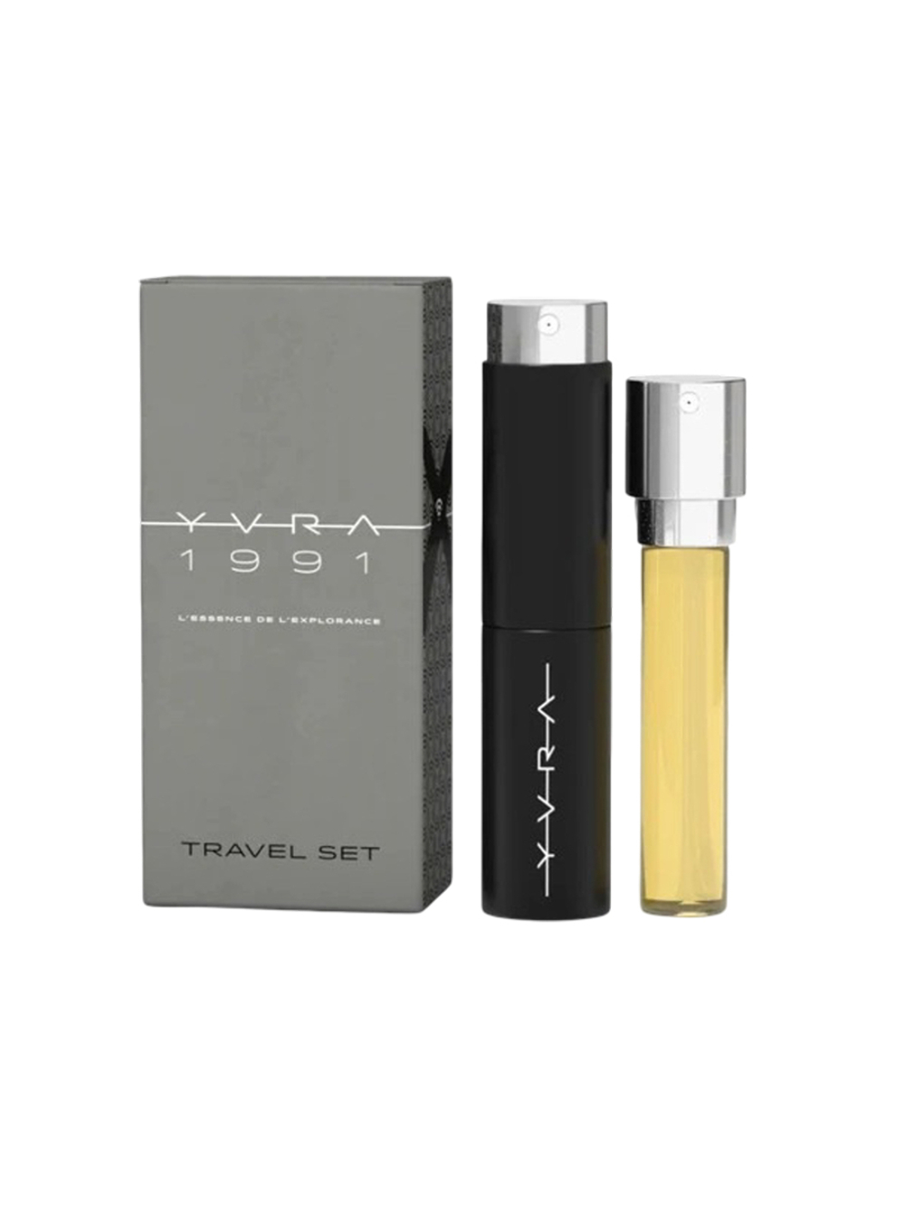 YVRA L'ESSENCE DE L'EXPLORANCE unisex set (8ml edp + 8ml edp)