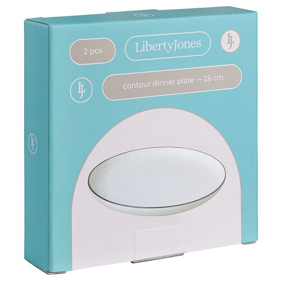 Набор тарелок contour, D26 см, 2 шт.
