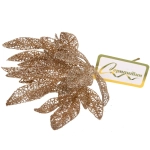 Ветка декоративная «Сказочный листопад» 25 см, Шампань