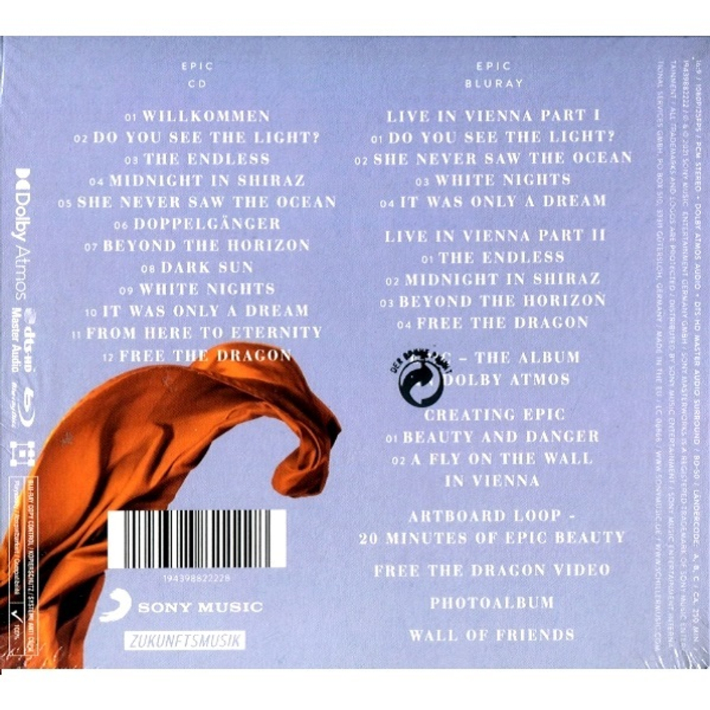 Schiller / Epic (CD+Blu-ray)