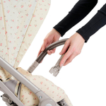 Детская прогулочная коляска Happy Baby Luna 360 beige (flowers)