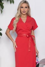 Платье на запахе Ида (красное) П10610 LT Collection