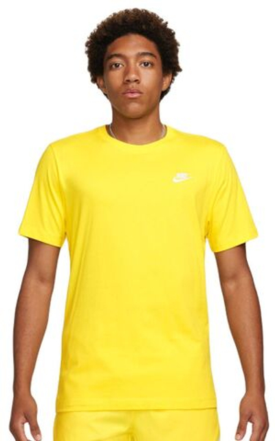 Мужская теннисная футболка Nike Sportswear Club T-Shirt - lightening