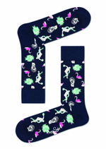 Носки унисекс Park Sock с парковыми скульптурами (Размер: 25) (Цвет: черный)