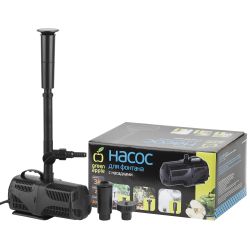 GANF01-02 GREEN APPLE насос для фонтана с насадками.Мощность 35 W Производительность 2000 л/ч Max. П | GREEN APPLE