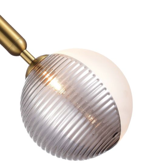 SLE1096-203-01 Подвес Матовое золото/Белый, Дымчатый G9 LED 1*5W AVEIRO