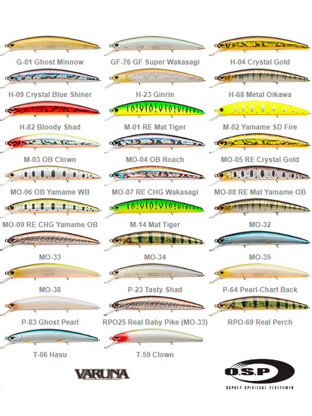Воблер OSP VARUNA 110SP