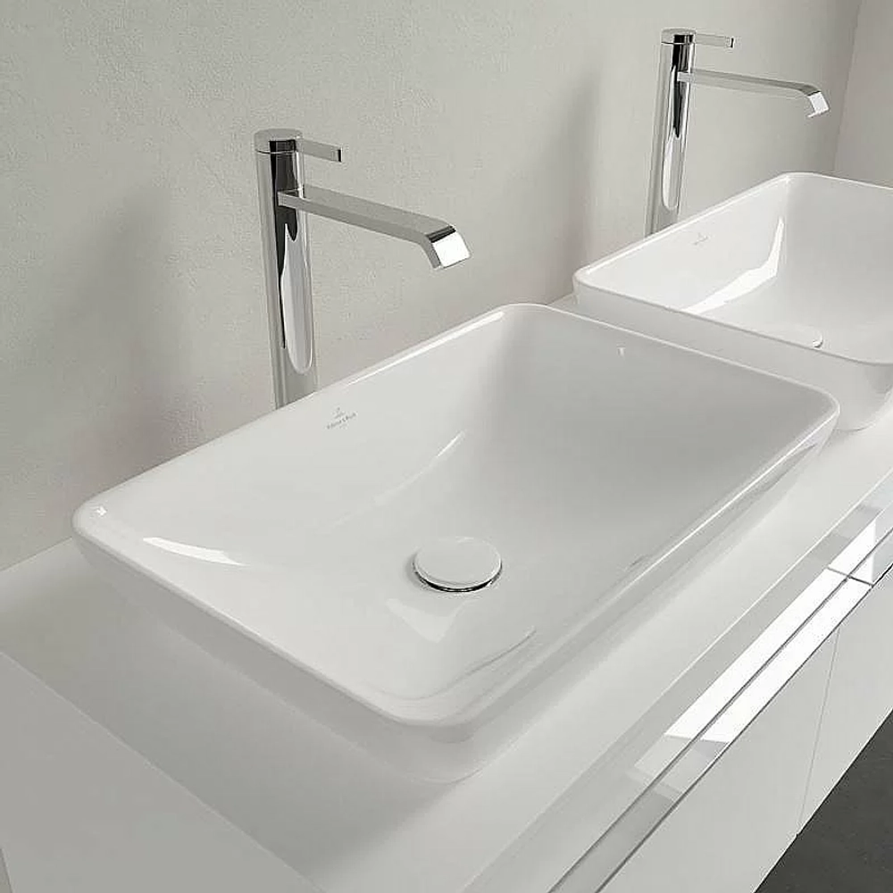 Раковина накладная Villeroy&Boch Venticello 55 41135501 альпийский белый