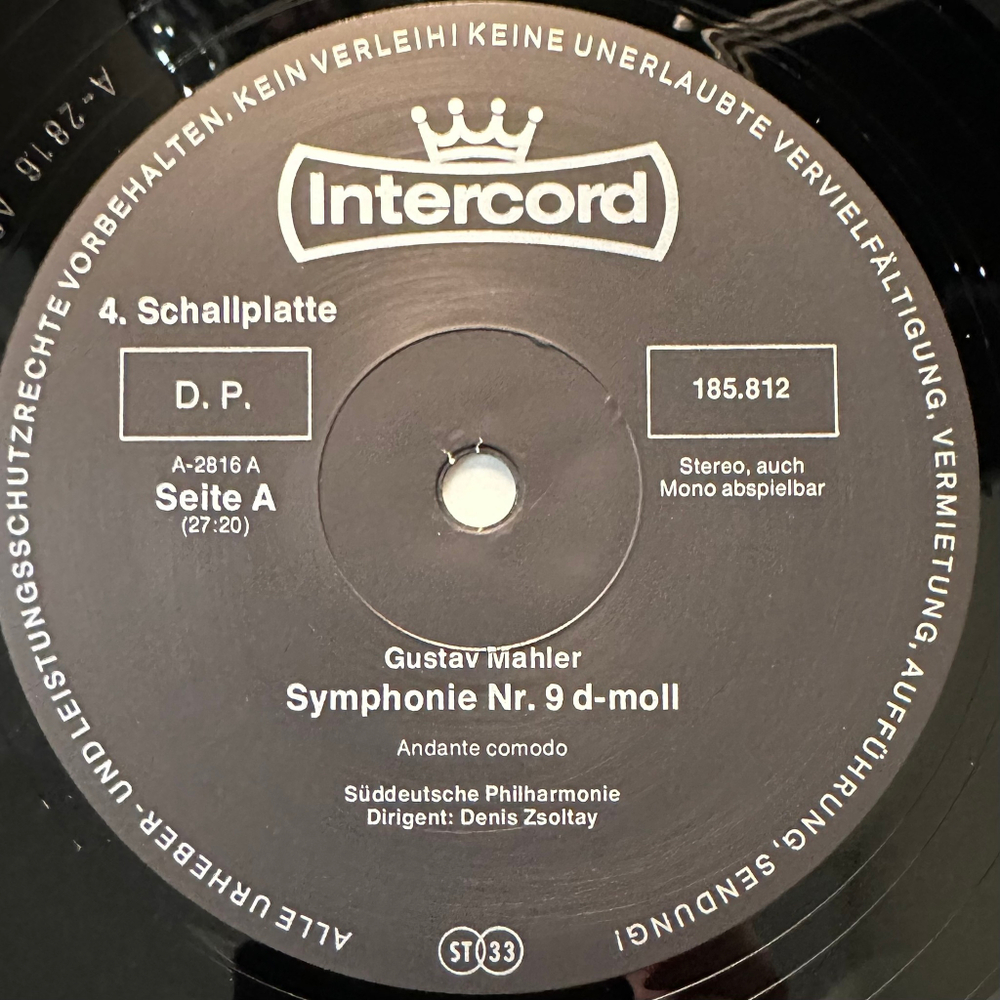 Брукнер / Малер 5LP (Германия 1976г.)