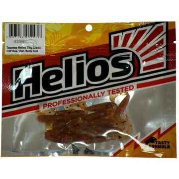 Твистер Helios Тiny Credo 1,55"/4 см Rusty Gold 12шт. (HS-8-006)