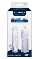 Набор из 2 прозрачных насадок на член Seductive Tickler Sleeves (Цвет: прозрачный)