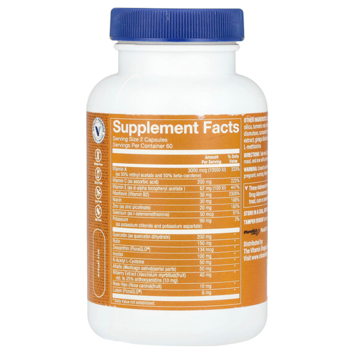 The Vitamin Shoppe, Opti-Vue с лютеином FloraGLO, 120 капсул