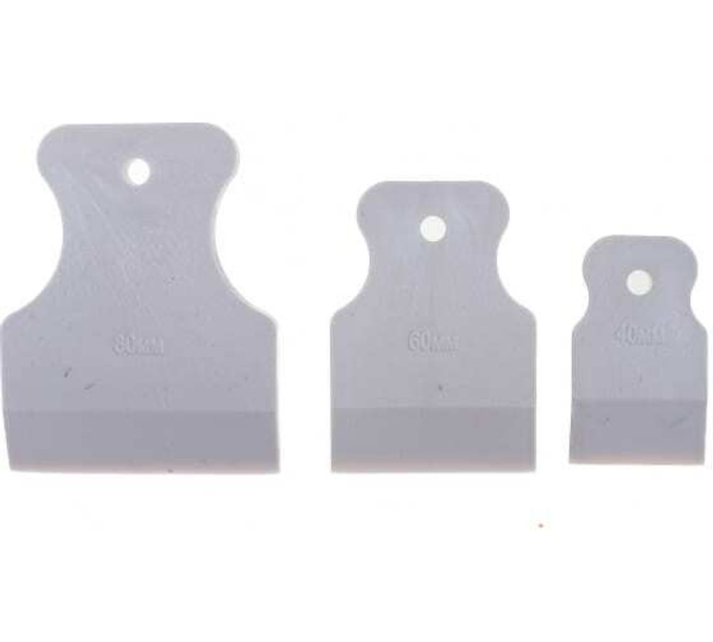 Шпатель резиновый  белый 80мм