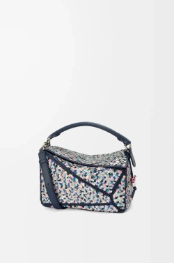Loewe Сумка Confetti Puzzle 10 из классической телячьей кожи, разноцветный