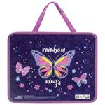 Папка на молнии с ручками ЮНЛАНДИЯ А4, 1 отделение, пластик, ширина 80 мм, "Dreams", 270116