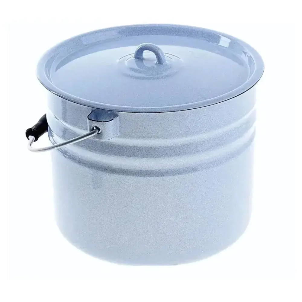 Ведро эмалированное 9,0л с крышкой