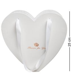 WG-99/2-C Коробка бол. «Сердце» цв.белый